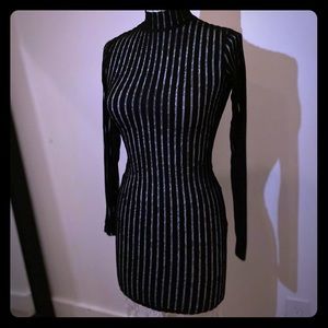 Mesh striped dress New!